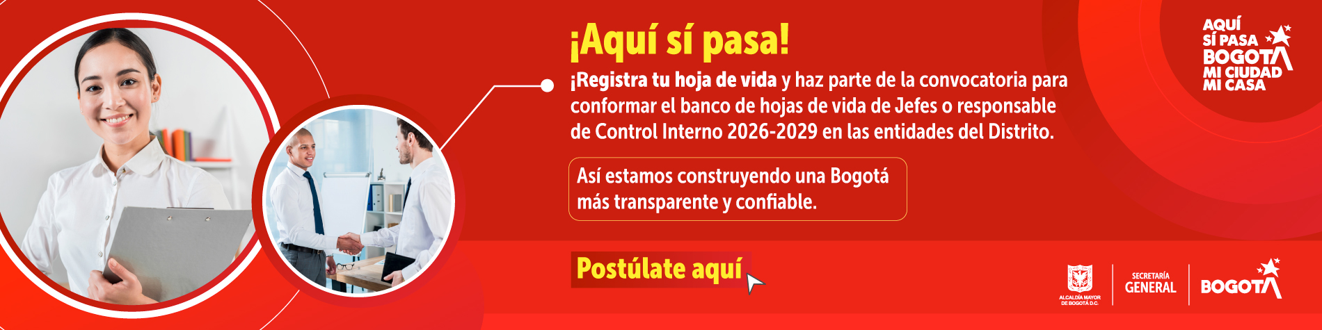 Convocatoria Jefes de Control Interno