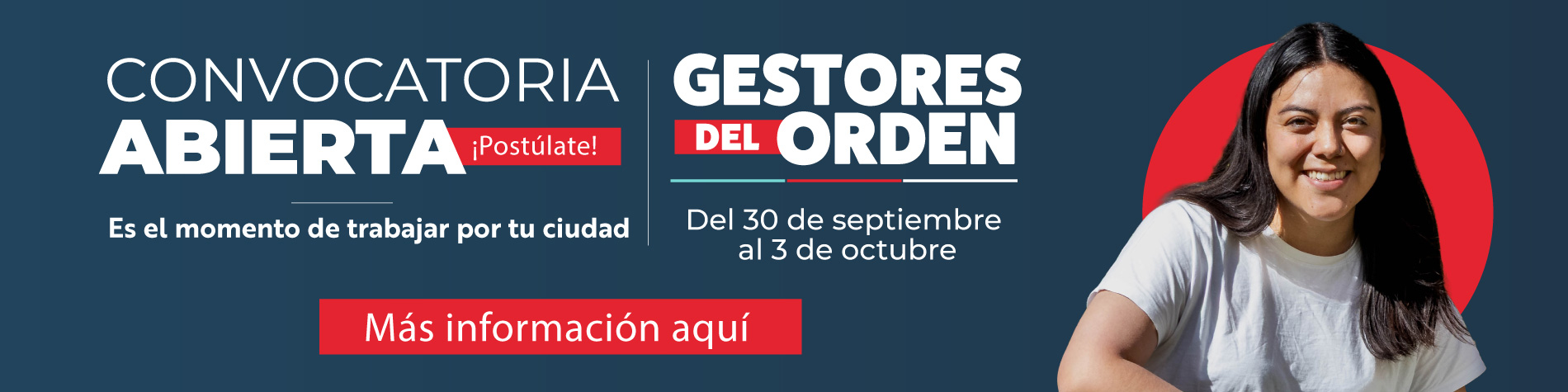 Convocatoria Gestores del Orden