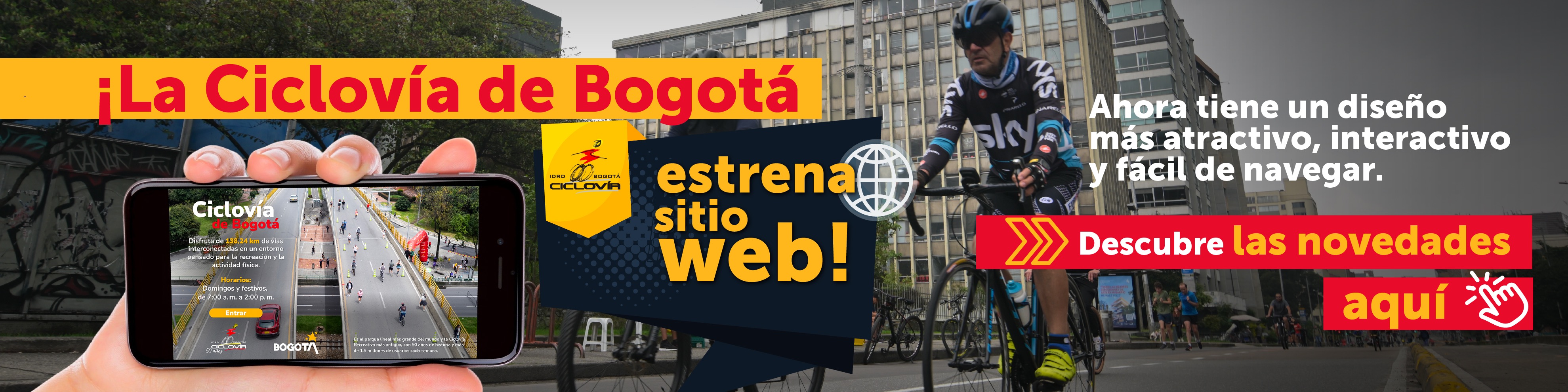 Sitio web Ciclovía