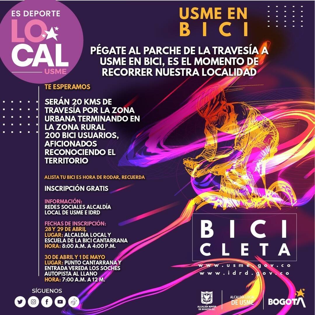 Evento Usme en bici