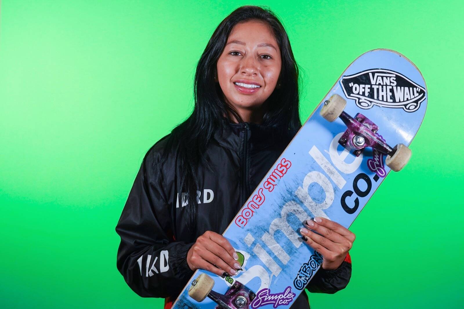 Ana M. Falla gano el oro en modalidad park en el Clasificatorio de Skateboarding a Juegos Nacionales. Foto IDRD.
