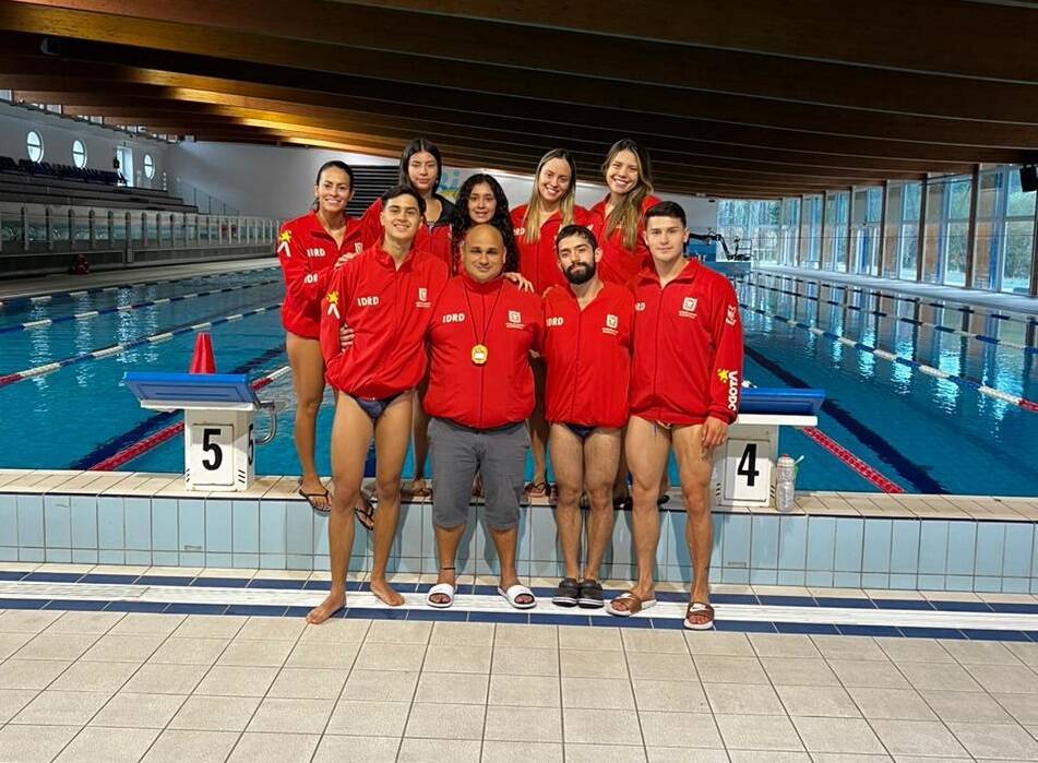 Equipo Bogotá para la Copa Mundo de Natación con Aletas en Lignano, Italia. Foto IDRD.