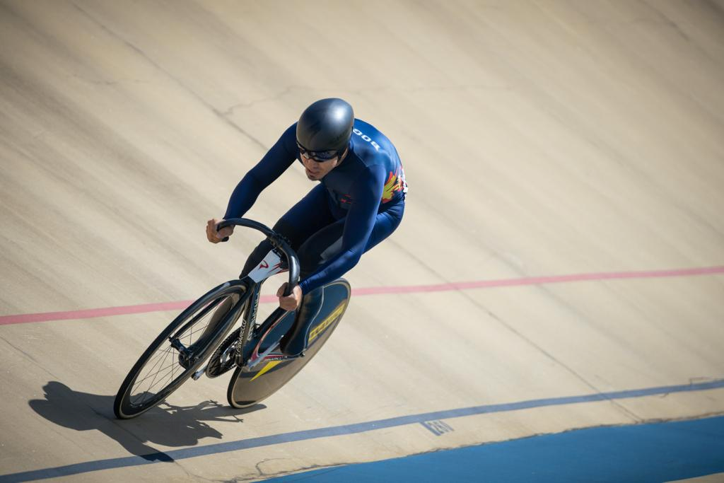 Esneider Muñoz, una de las figuras del paracycling bogotano. Foto IDRD. 