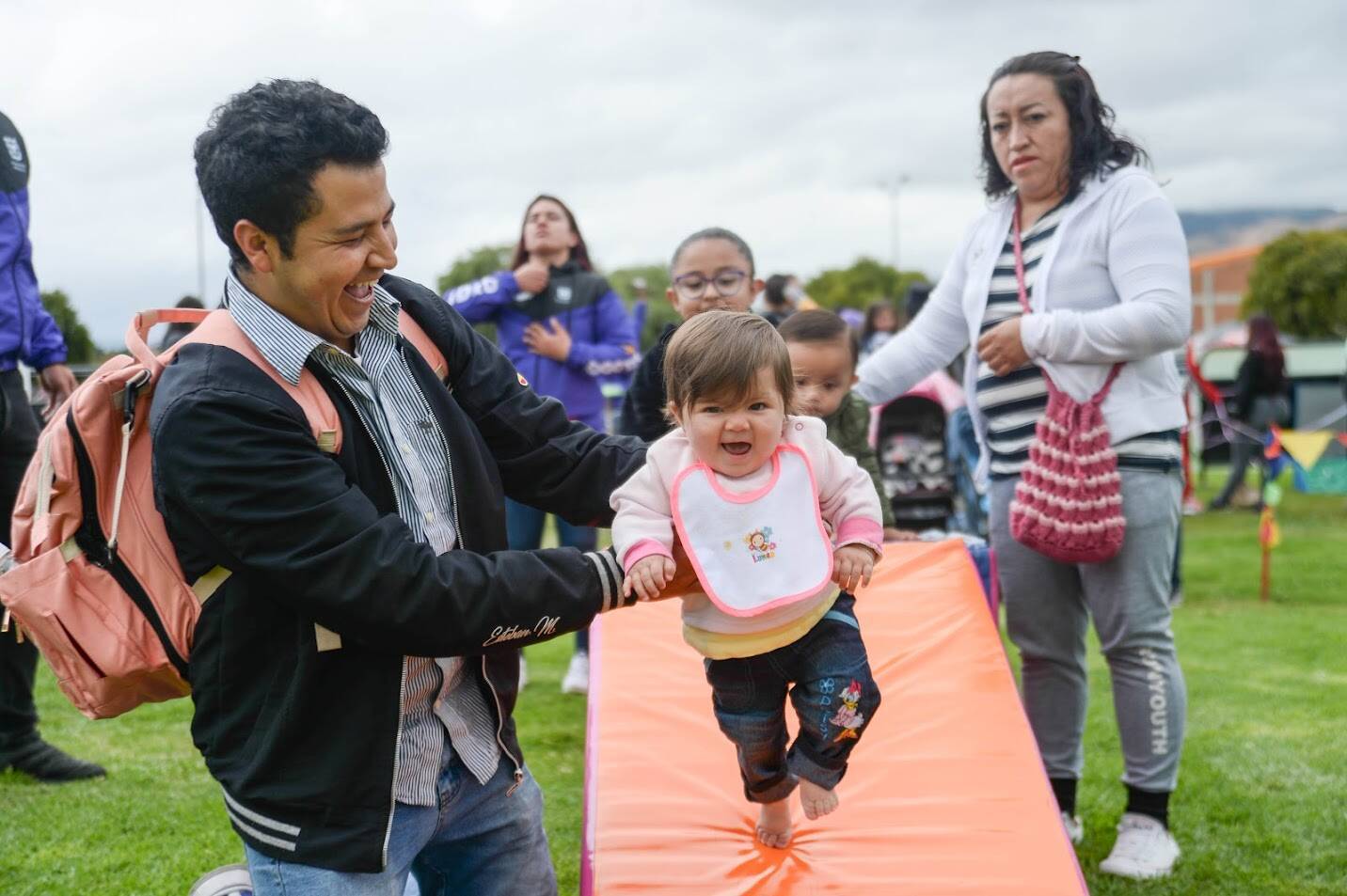 Familias en parque