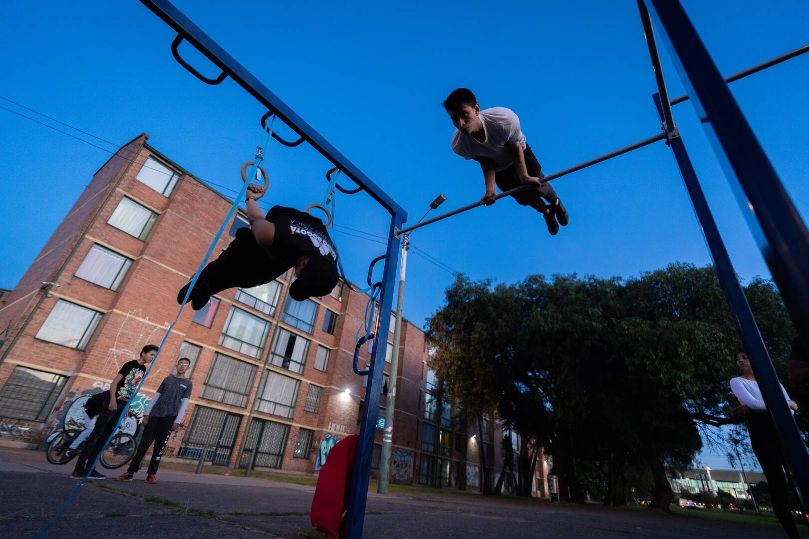 Gimnasio en parque