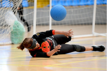 Goalball se quedó con el título femenino en el clasificatorio. Foto IDRD.