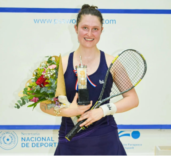 Laura Tovar fue campeona en Paraguay. Foto prensa torneo.