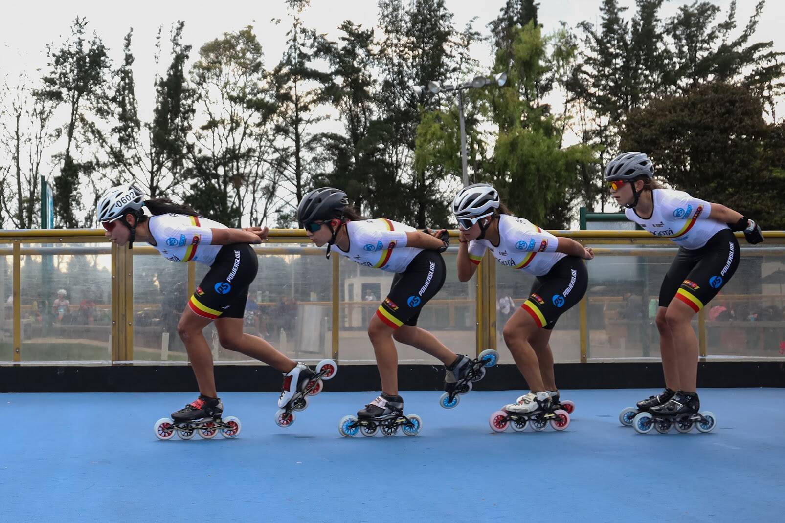 Entrenamiento de patinaje Equipo Bogotá