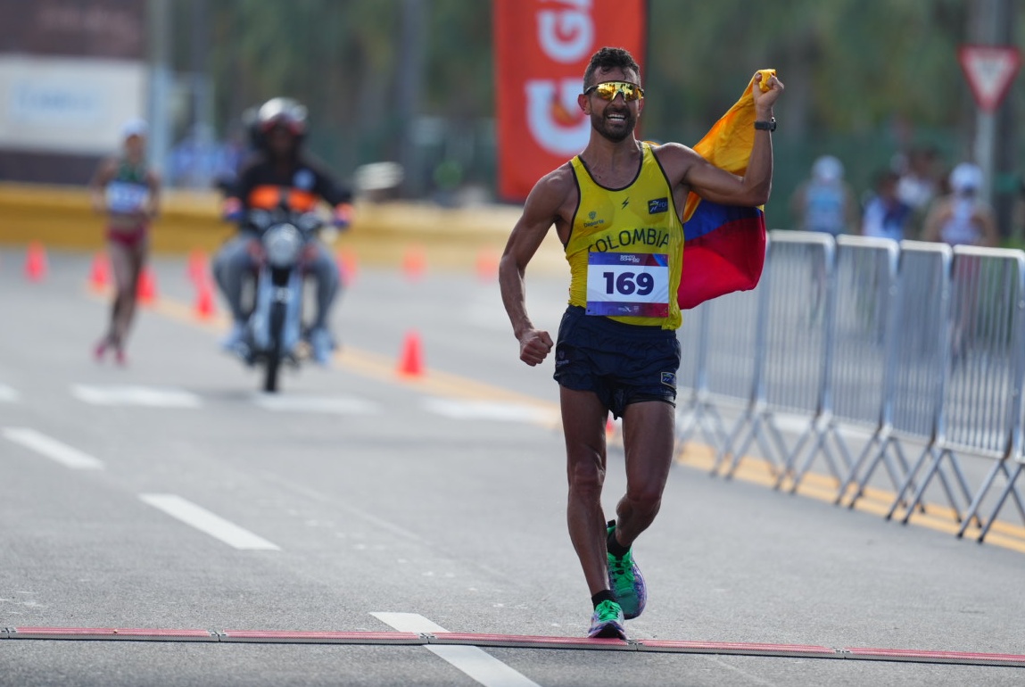 Carlos Esteban González, bronce en lucha grecorromana. Foto cortesía COC.