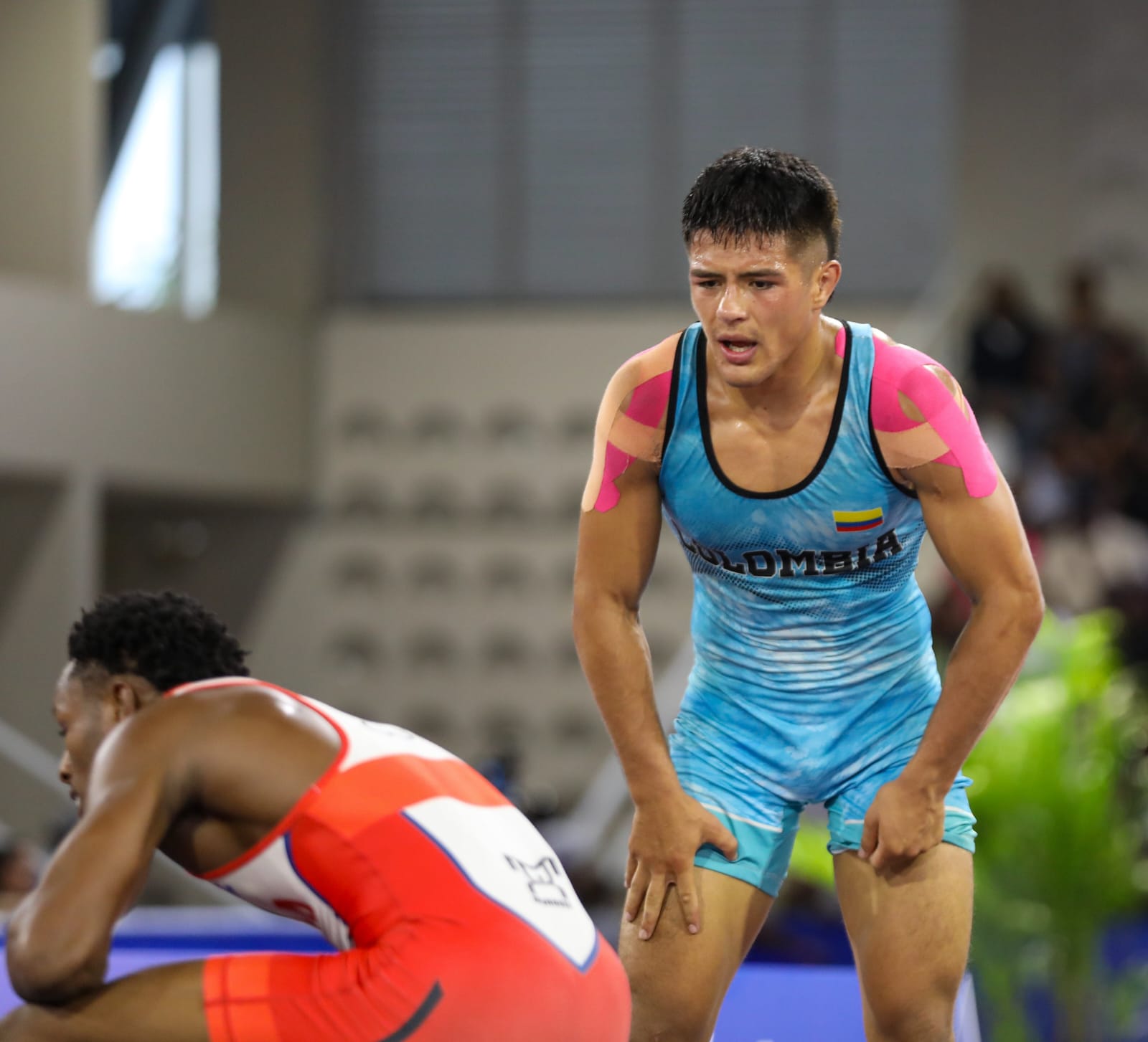 Carlos Esteban González, bronce en lucha grecorromana. Foto cortesía COC.