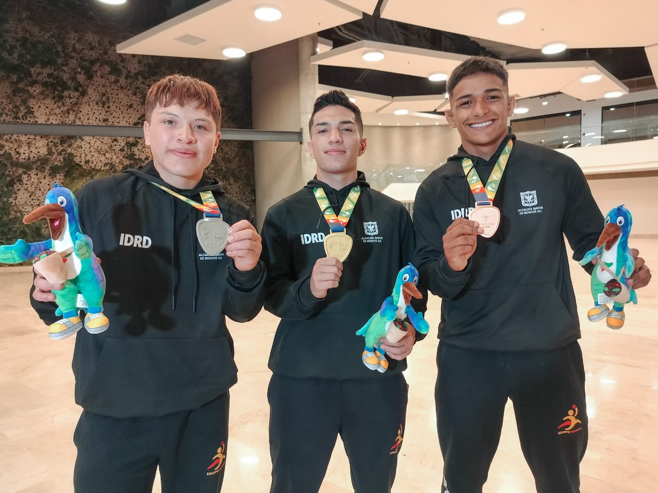 Medallistas equipo Bogotá