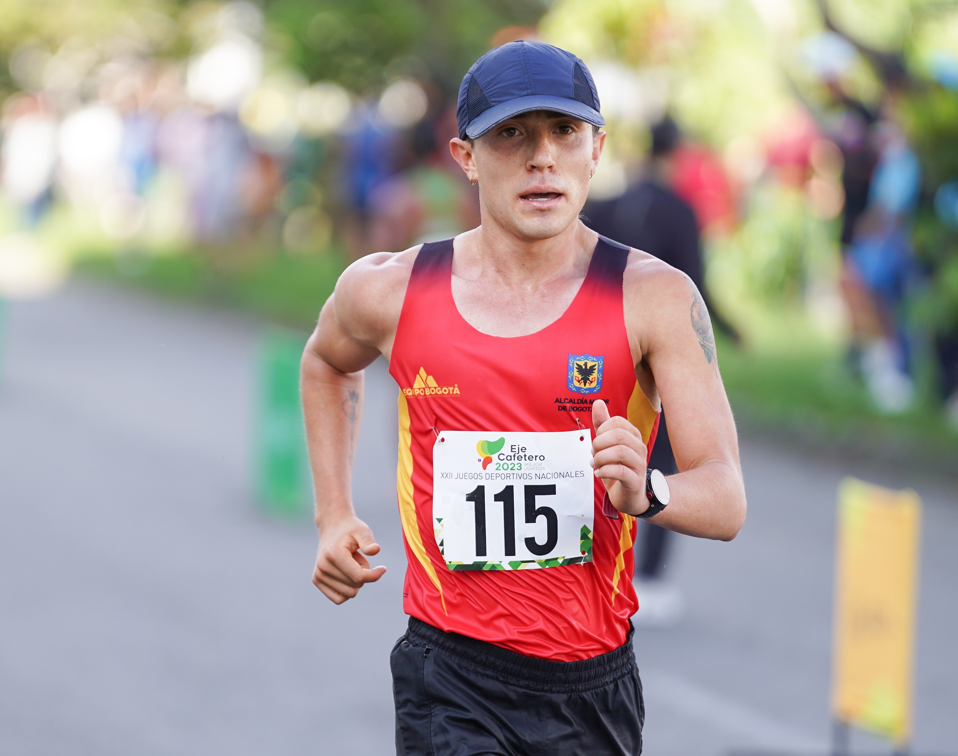 César Herrera, cuarto bogotano al Mundial de Atletismo. Foto IDRD.