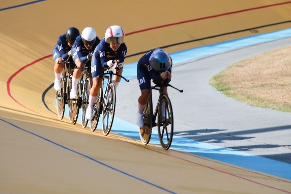 Camila Valbuena (segunda), otro oro bogotano en los Centroamericanos. Foto cortesía COC.