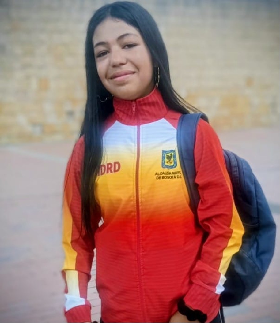 Emily Valencia, paratleta, ganadora de 2 medallas de oro. Foto IDRD.