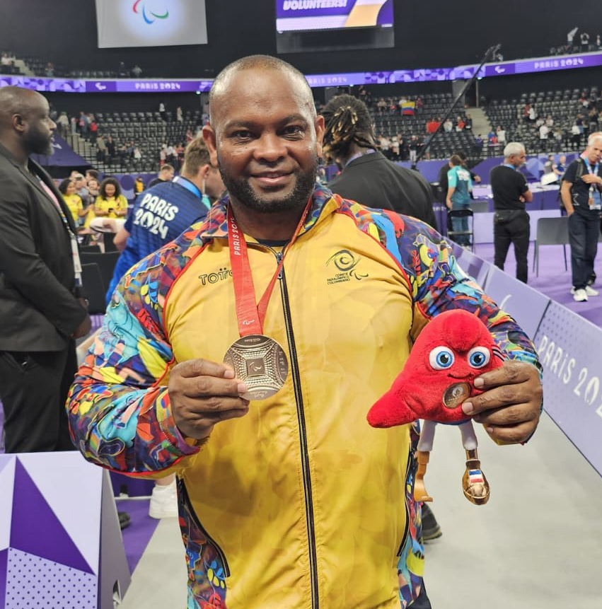 Fabio Torres repitió medalla en los Juegos Paralímpicos. Foto cortesía Latincolor-CPC.
