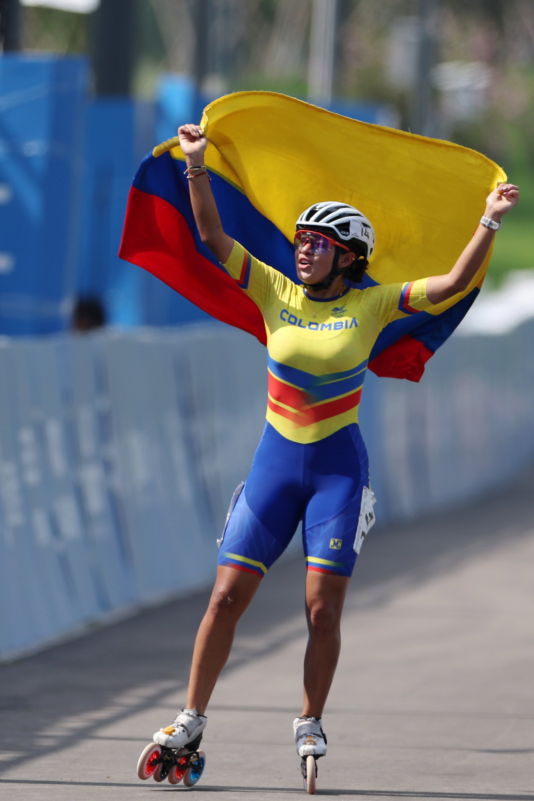 Gabriela Rueda, la mejor patinadora del mundo, se lució en Chengdú, China. Solo le faltan los Juegos Centroamericanos y del Caribe, y gana todo. Foto cortesía The World Games 2025.