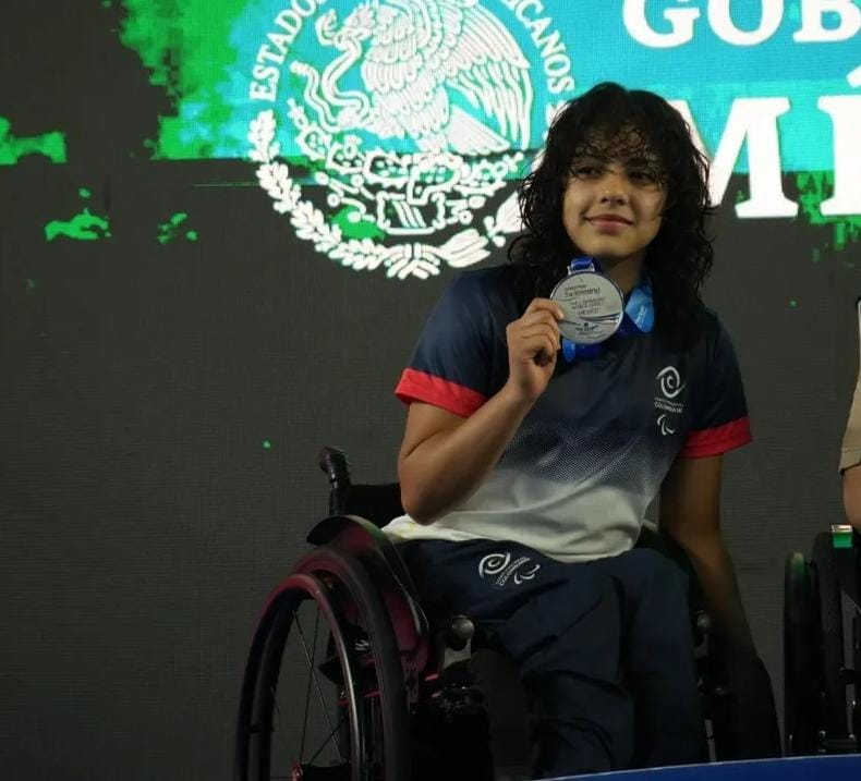 Gabriela Oviedo, en paranatación, favorita a ser multimedallista. Foto archivo CPC.