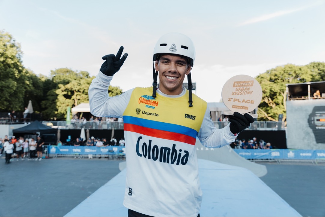 Luis Rincón, el mejor truco en BMX Freestyle en Bélgica. Foto Urban Sessions.
