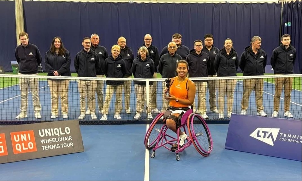 María Angélica Bernal, primera latina en ganar en Bolton. Foto prensa torneo.