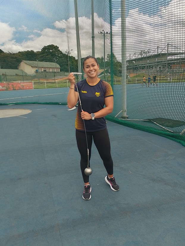 Mayra Gaviria vuelve por sus fueros tras superar la lesión de hombro. Foto IDRD.