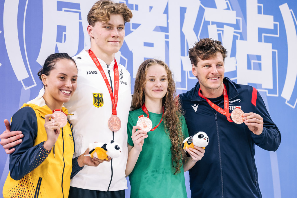 Paula Aguirre (izq.), tres veces en serie siendo medallista en Juegos Mundiales. Foto cortesía Fedecas.