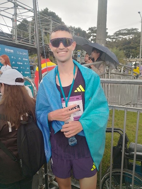 Rubén Barbosa, del Equipo Bogotá, fue décimo en la MMB, el mejor colombiano. Foto IDRD.