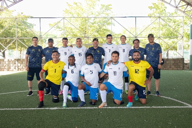 Selección Colombia de Fútbol para ciegos. Foto cortesía CPC.