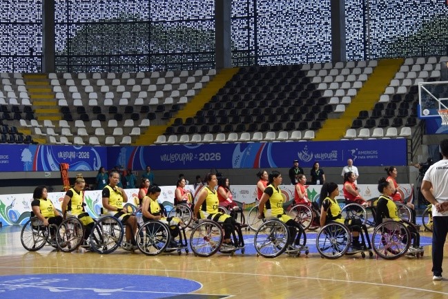 Selección Colombia femenina de Baloncesto en silla de ruedas, medalla de bronce. Foto cortesía CPC.