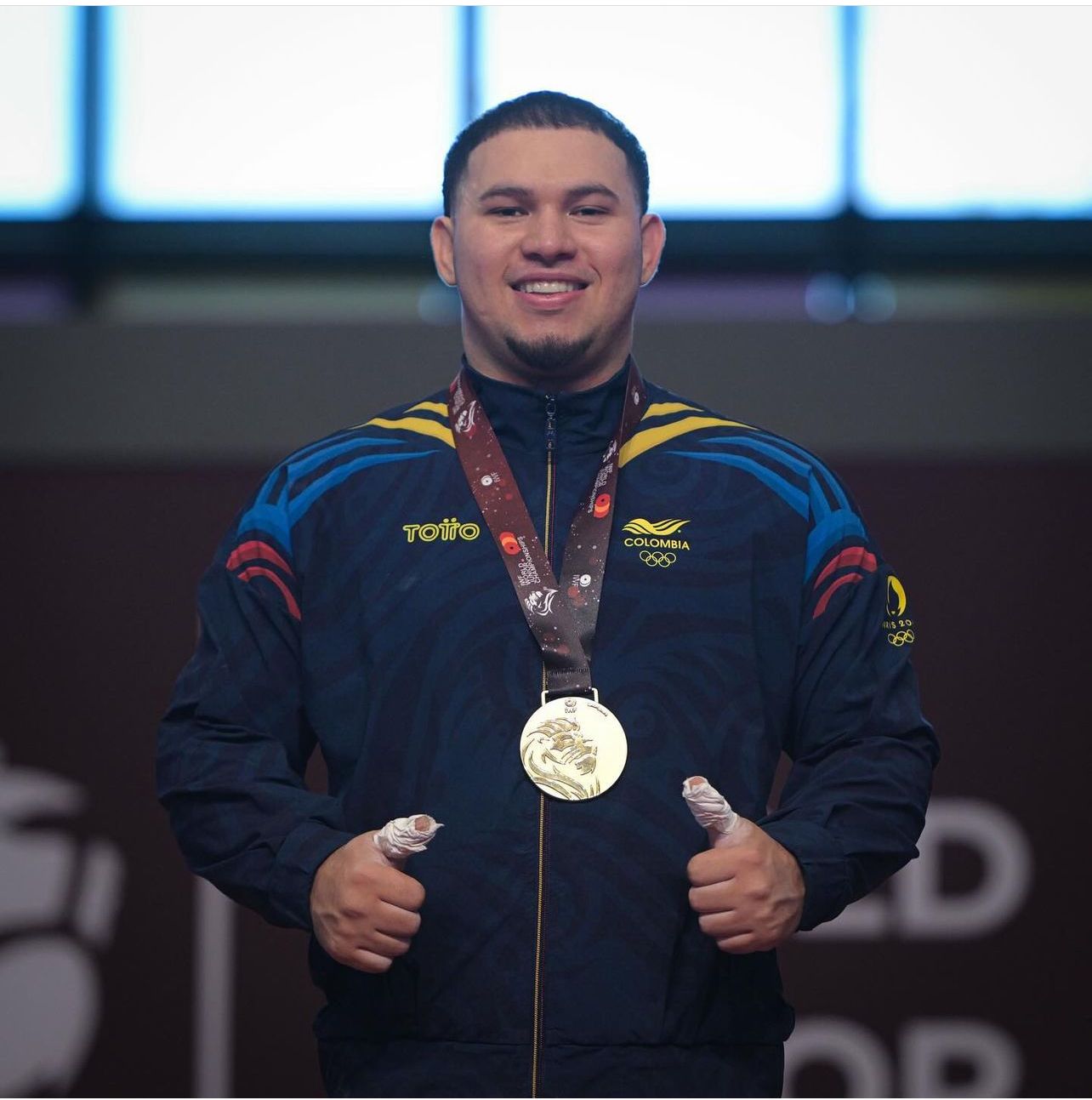 Sergio Muñoz,  oro valioso en el Mundial de Levantamiento de Pesas.