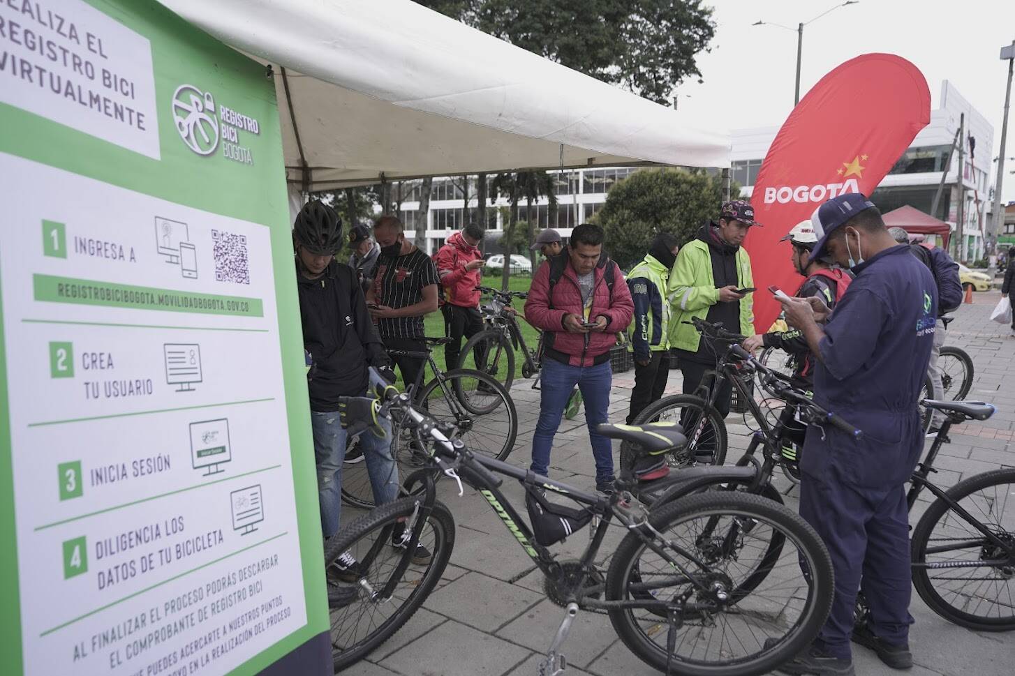 Punto de Registro de bicicletas