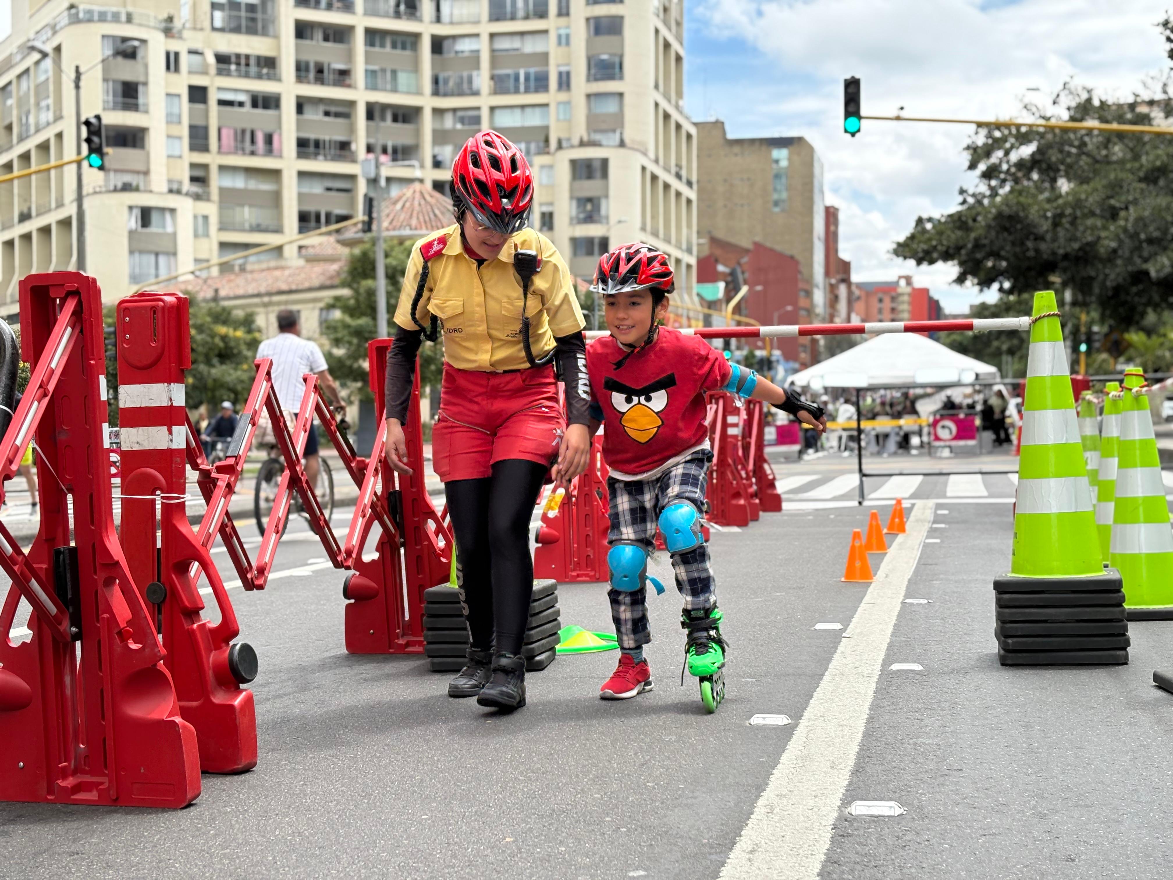 Ciclovía en patines