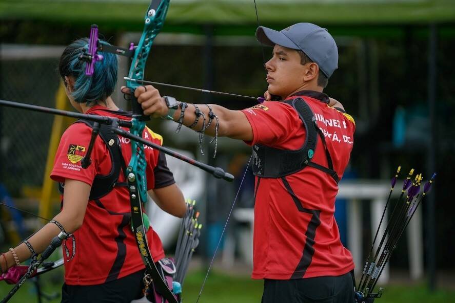 Daniel Jiménez Serna ganó dos medallas de oro en arquería (arco recurvo). Foto: IDRD/Andrés ROT.