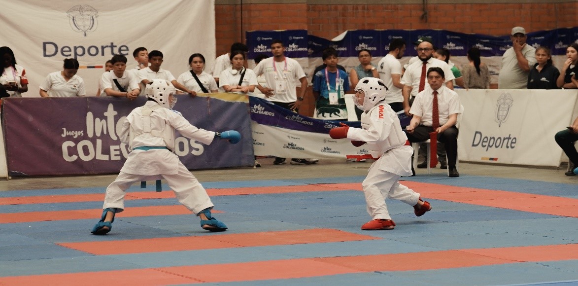 Los deportes de combate entregaron este viernes 6 medallas a Bogotá. (Foto prensa delegación Bogotá).