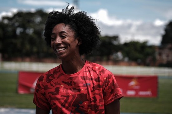 María Fernanda Murillo, récord nacional indoor en 60 mts y cupo al Campeonato Mundial 2026 en Polonia. Foto IDRD.