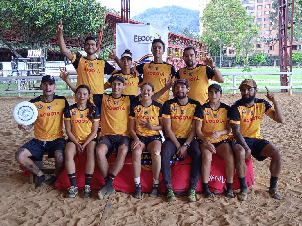 Este es el Equipo Bogotá de Ultimate, que jugará el Interligas en Santa Marta, con aspiración de ganarlo.