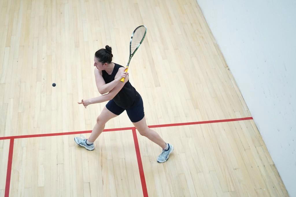 Laura Tovar está convencida del dominio de Bogotá en el squash de los Juegos. Foto IDRD.