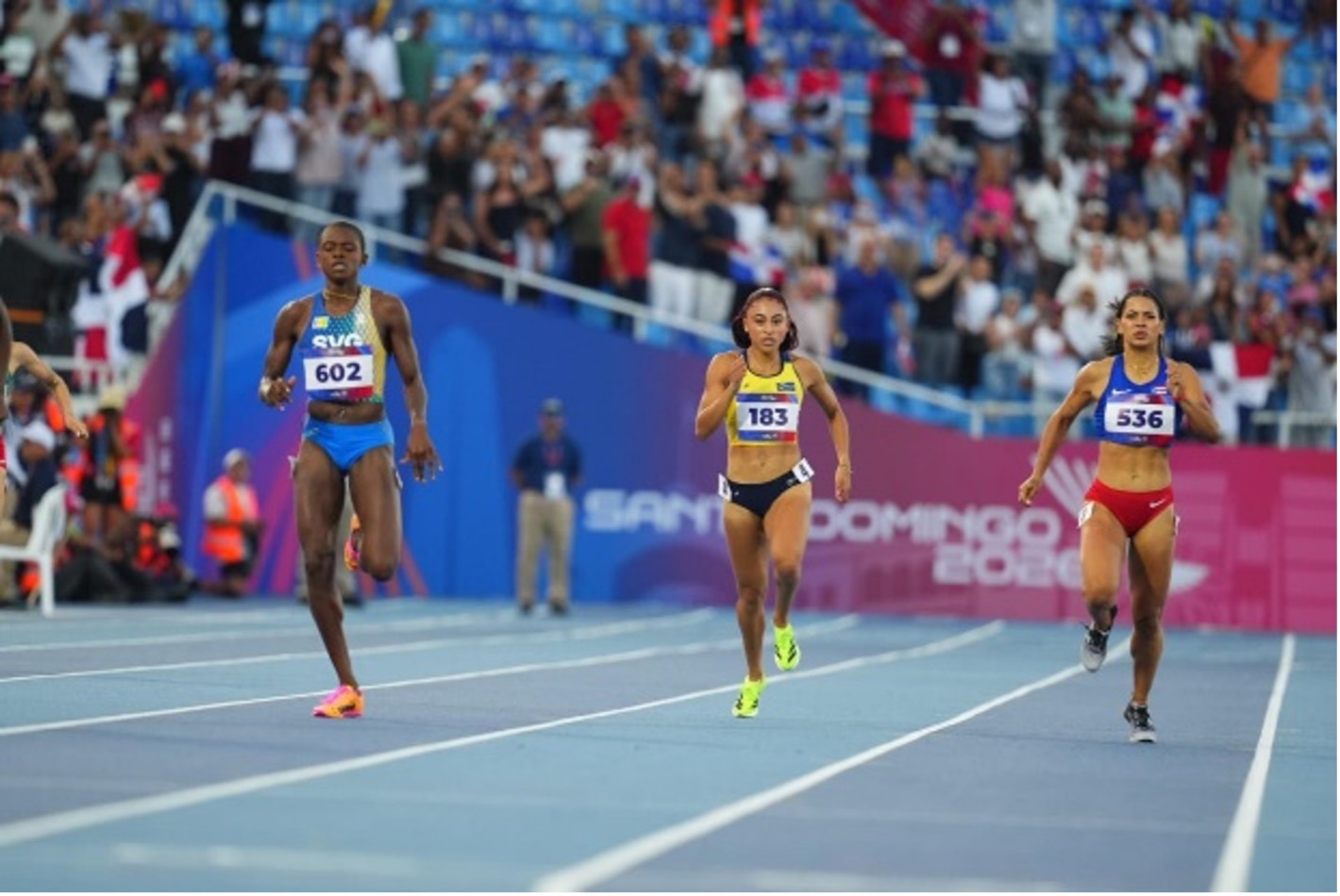 Lina Licona (183), quiere podio en los 400 metros planos. Foto IDRD/Andrés ROT, enviado especial.