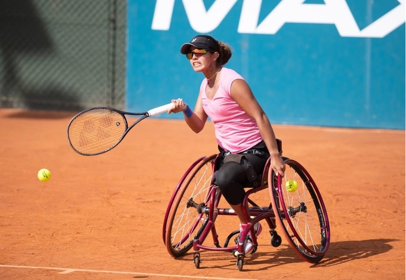 María Angélica Bernal jugó su primer Grand Slam del año y fue semifinalista. Foto IDRD.