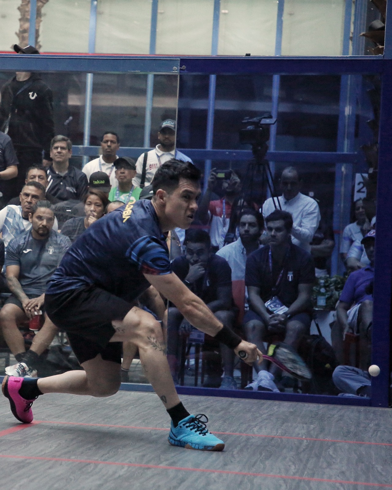 Miguel Ángel Rodríguez ganó plata en dobles mixtos. Foto cortesía COC.