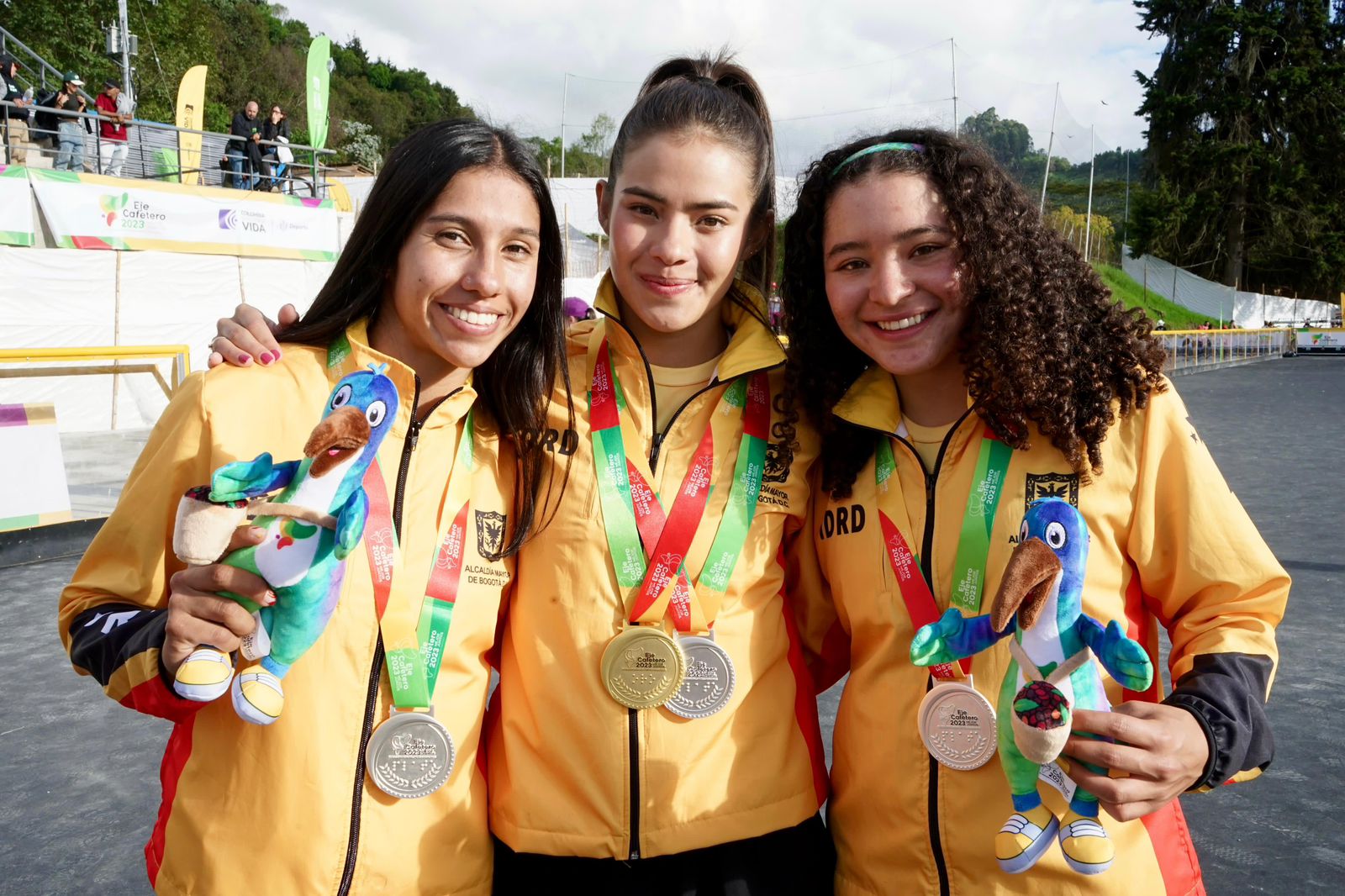 Gabriela Rueda, Laura Perdomo y Ana Sofia Ruiz