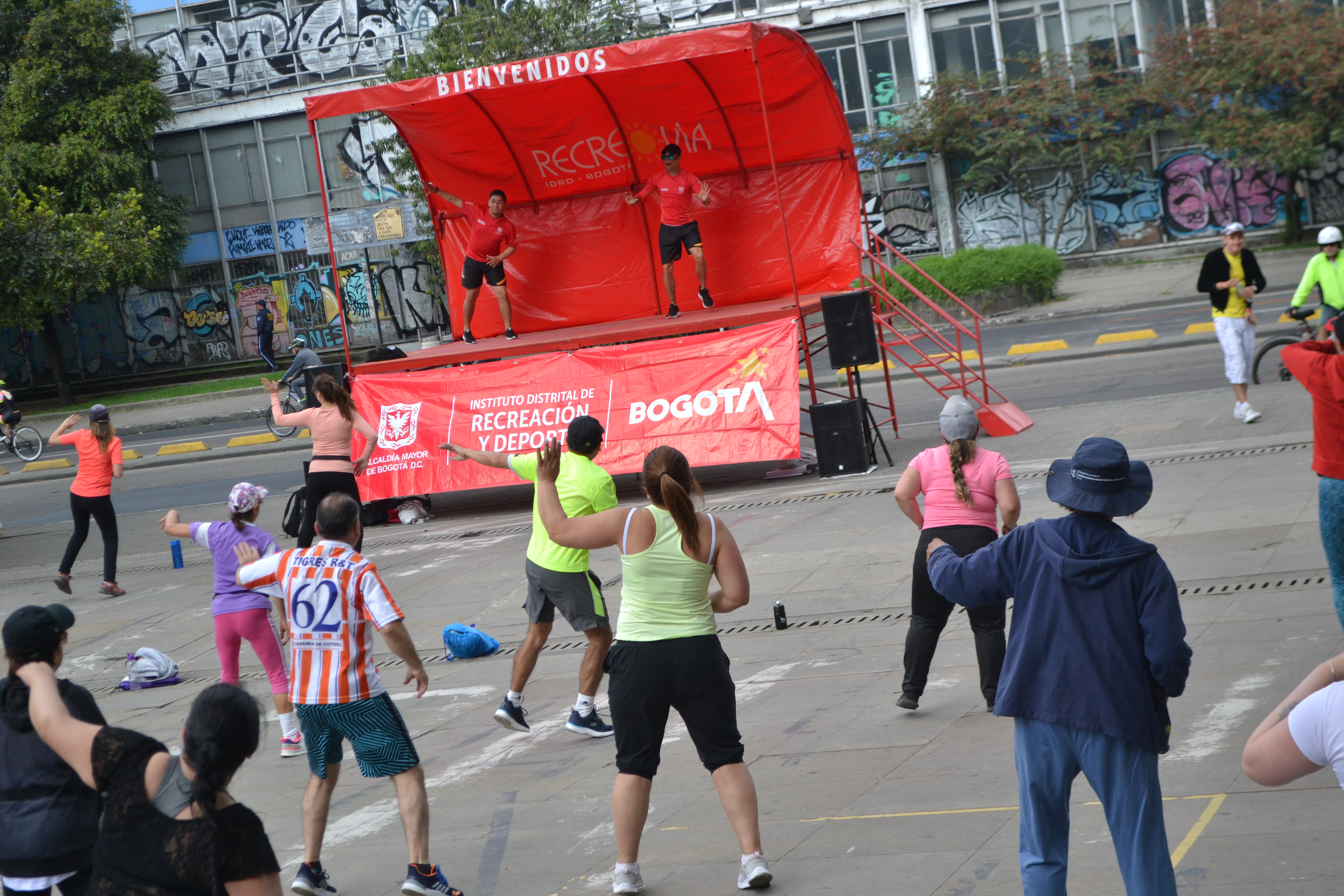 Recreovía en Ciclovía