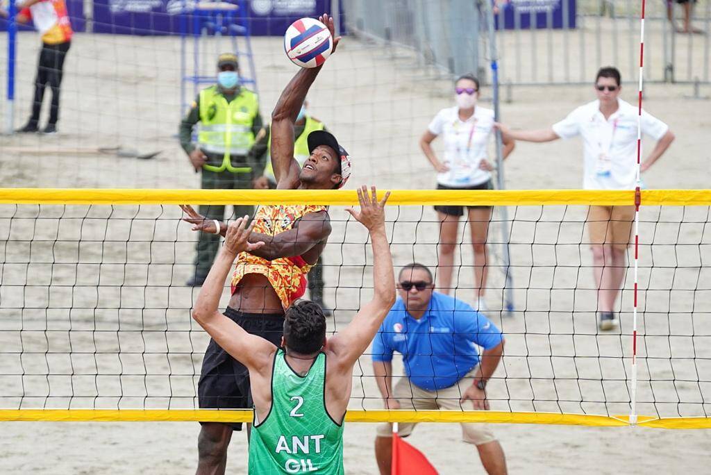 deportistas de volley