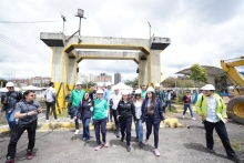 La alcaldesa Claudia López y la directora del IDRD Blanca Durán 