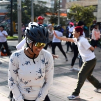 Mujer en actividad física