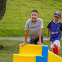 Niños en actividad recreativa