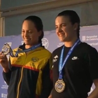 Paula Aguirre (izq.) y la francesa Maiwen Hamon.