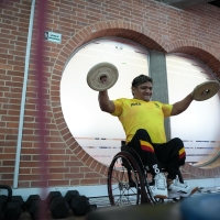 Jainer Cantillo y su hija Liliana son el equipo perfecto. Él ha sido padre y madre a la vez…. Y ella, su motor de vida. Foto archivo particular. 