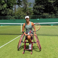 María Angélica Bernal se alista para Wimbledon tras ganar su primer torneo en césped. Foto cortesía CPC.