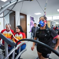 Deportista en preparación