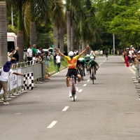 Bogotá celebra un nuevo oro en el ciclismo de ruta con Bryan Aristizábal en la prueba de ruta. (Foto prensa delegación Bogotá)